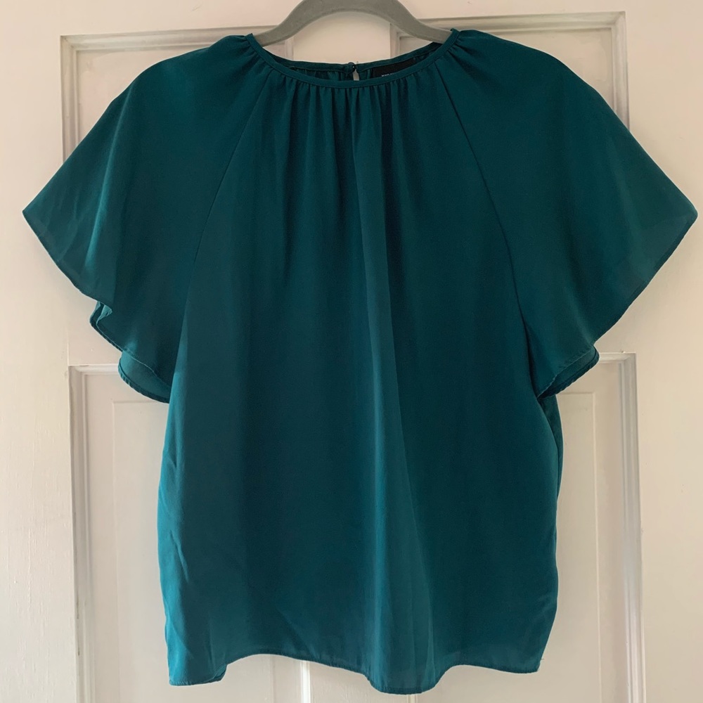 Butterfly sleeved blouse